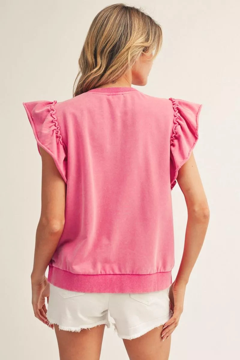 JODIFL FUCHSIA TOP R50614