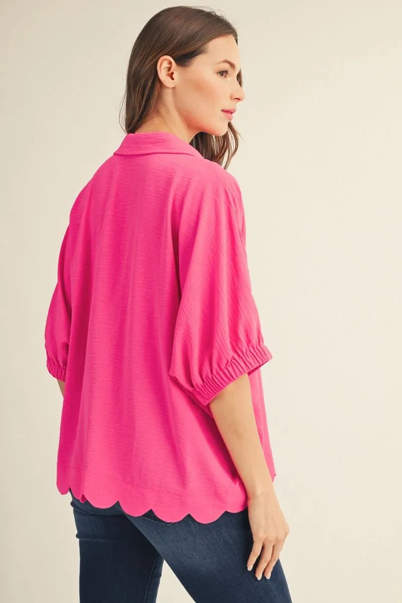 JODIFL HOT PINK TOP G16525