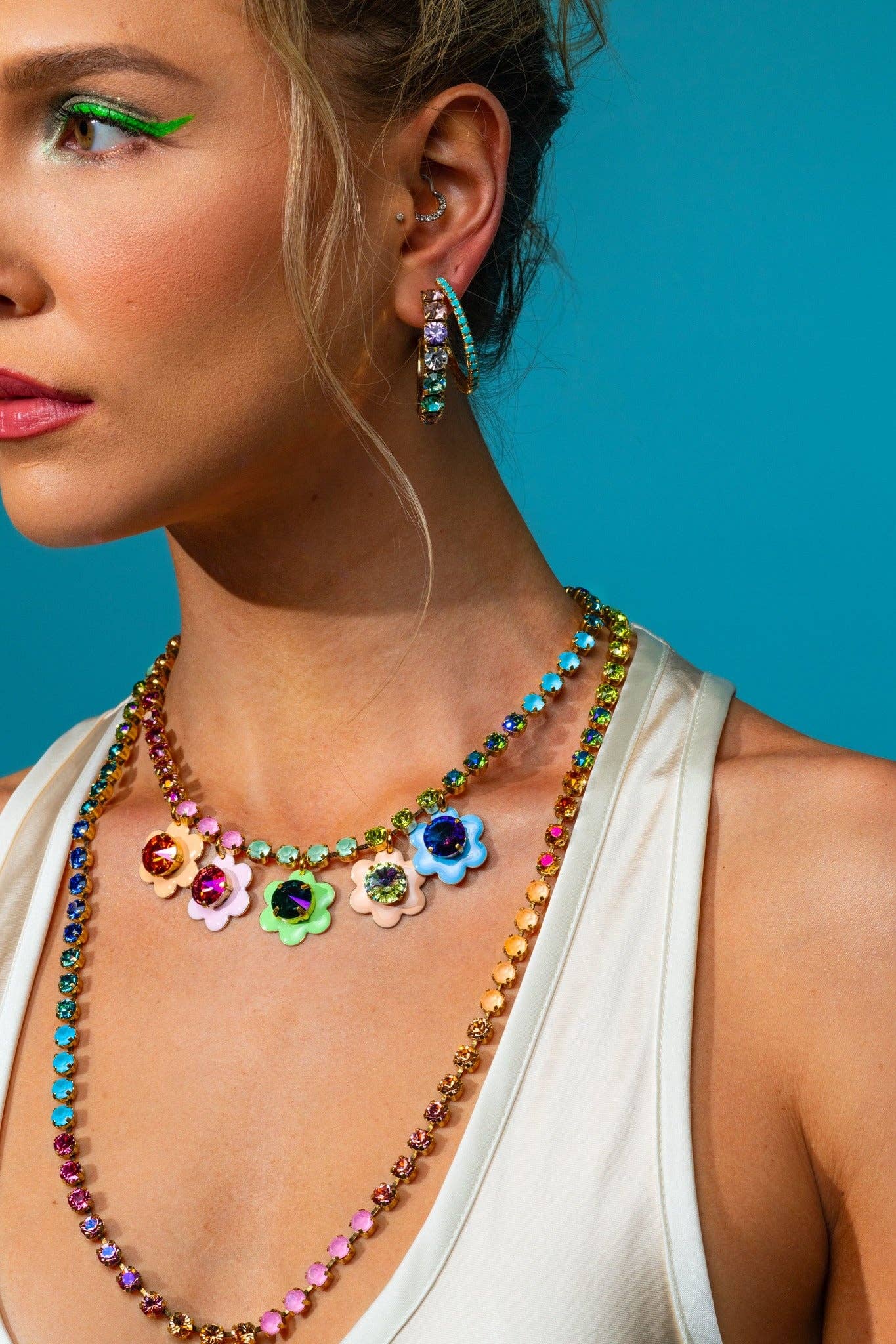 TOVA Slim Hoop Earrings