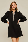 JODIFL BLACK DRESS B14261