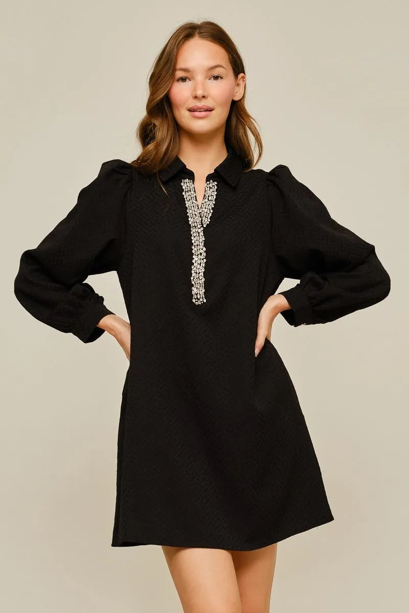 JODIFL BLACK DRESS B14261