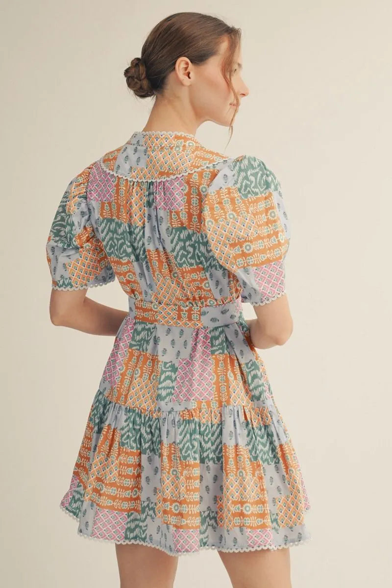 JODIFL SKY BLUE DRESS M50185