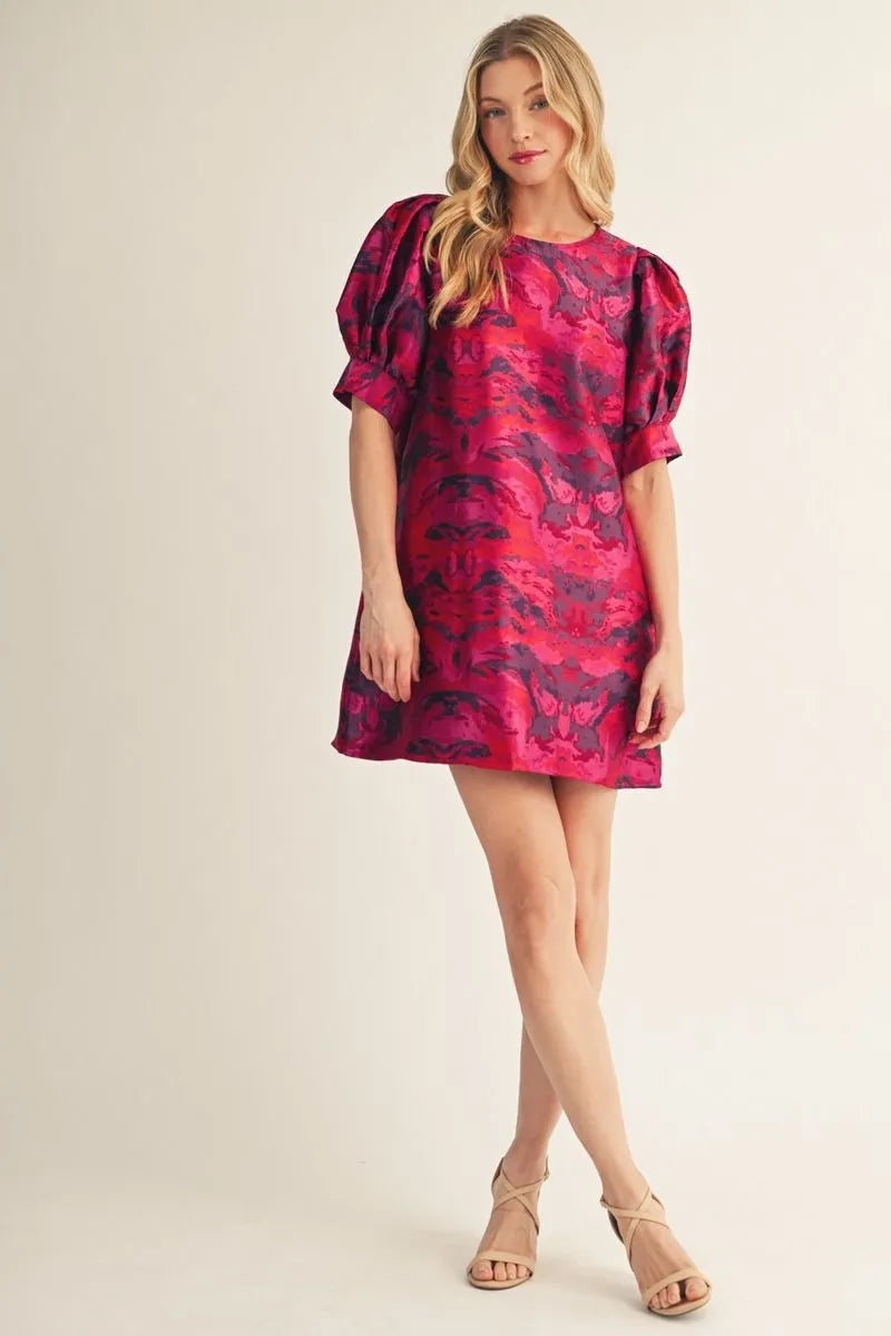 JODIFL MAGENTA DRESS G16258