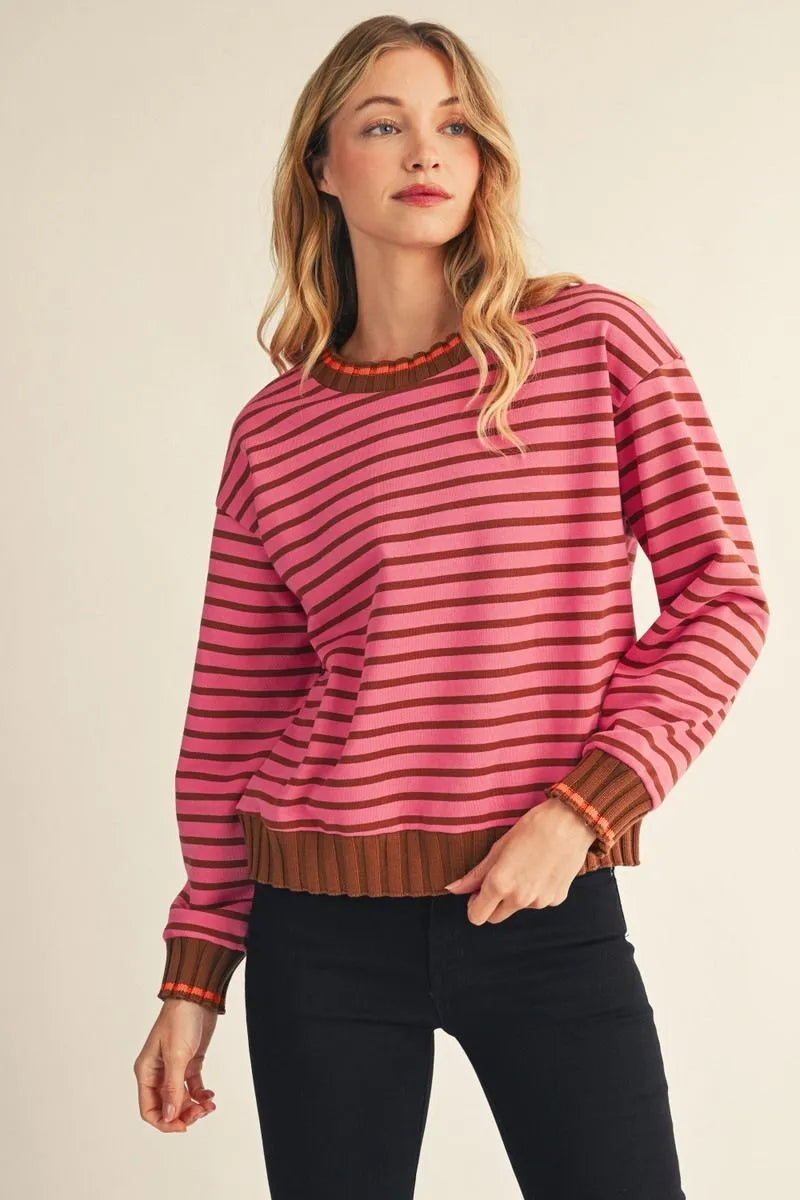 JODIFL G51272 PINK MIX TOP