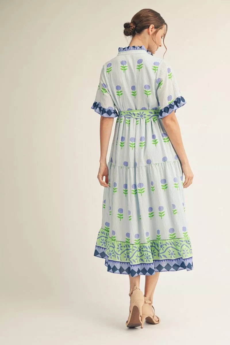 JODIFL POWDER BLUE DRESS G15871