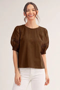 JODIFL BROWN TOP H50634