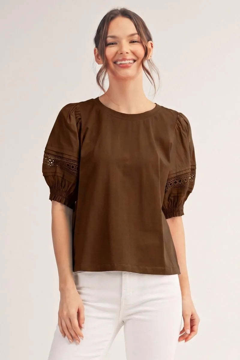 JODIFL BROWN TOP H50634