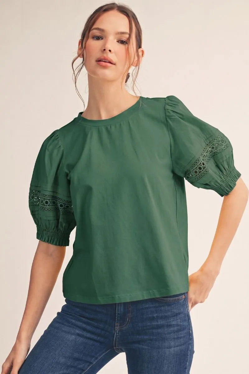JODIFL GREEN TOP H50634