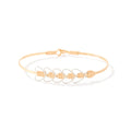 HEARTS COLLIDE BRACELET GOLD/SILVER 7"M
