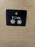TOVA DAISY STUD CHRYSOLITE