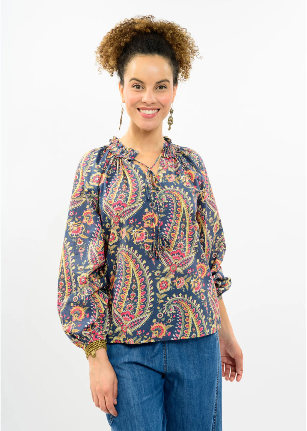 IJ TOP W/LOOP/TASSELS 630412