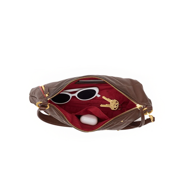 HAMMITT KYLE MED QUILTED ESPRESSO BG