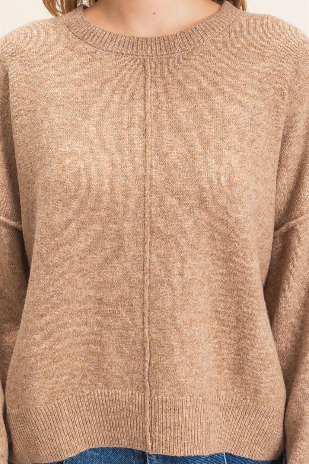 HYFVE TAUPE SWEATER HF26E203-D