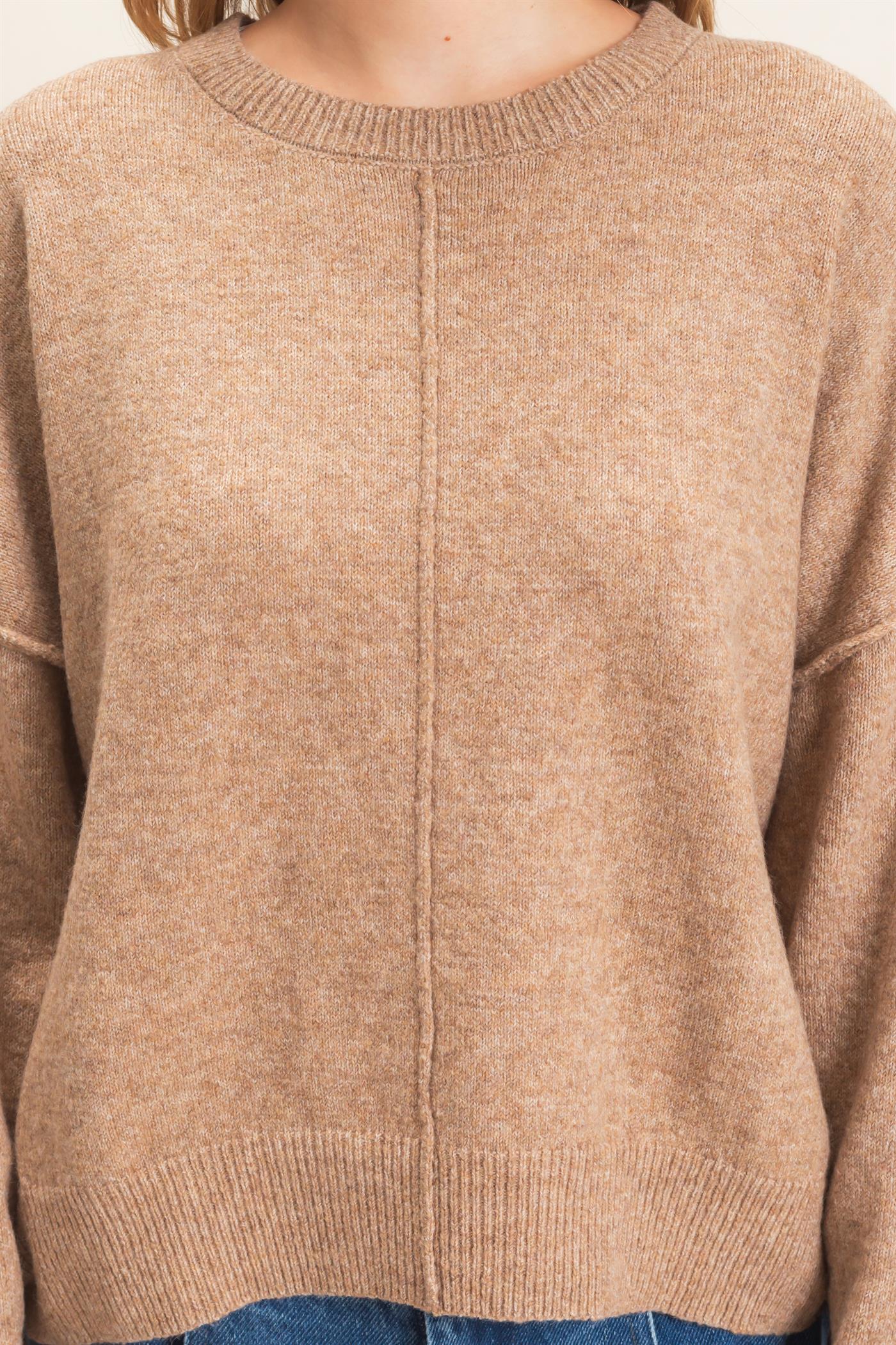 HYFVE TAUPE SWEATER HF26E203-D