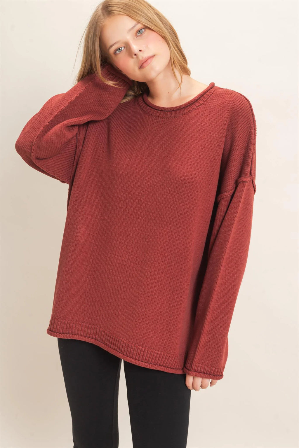 HYFVE COP BROWN SWEATER HF26E769