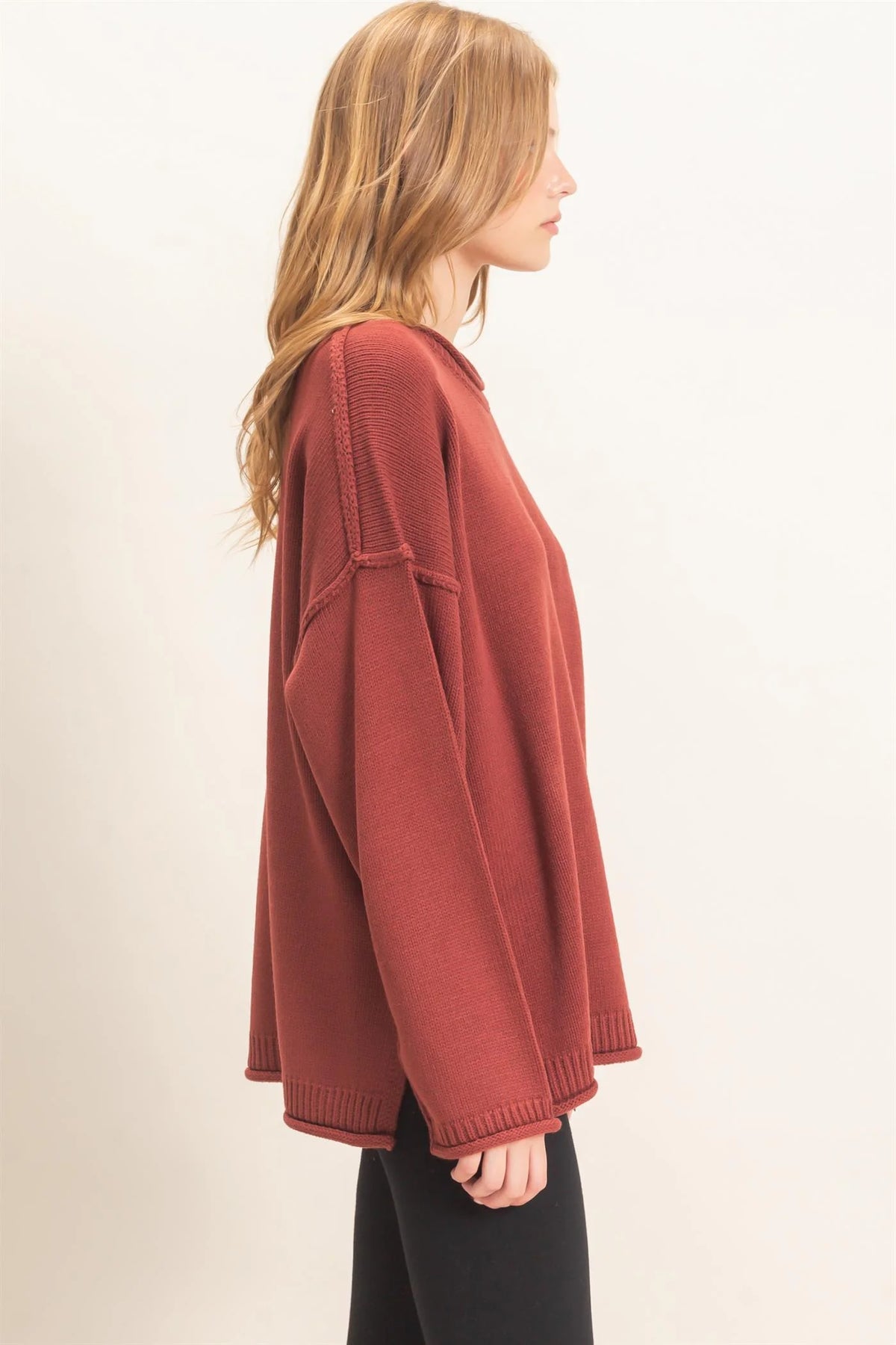 HYFVE COP BROWN SWEATER HF26E769