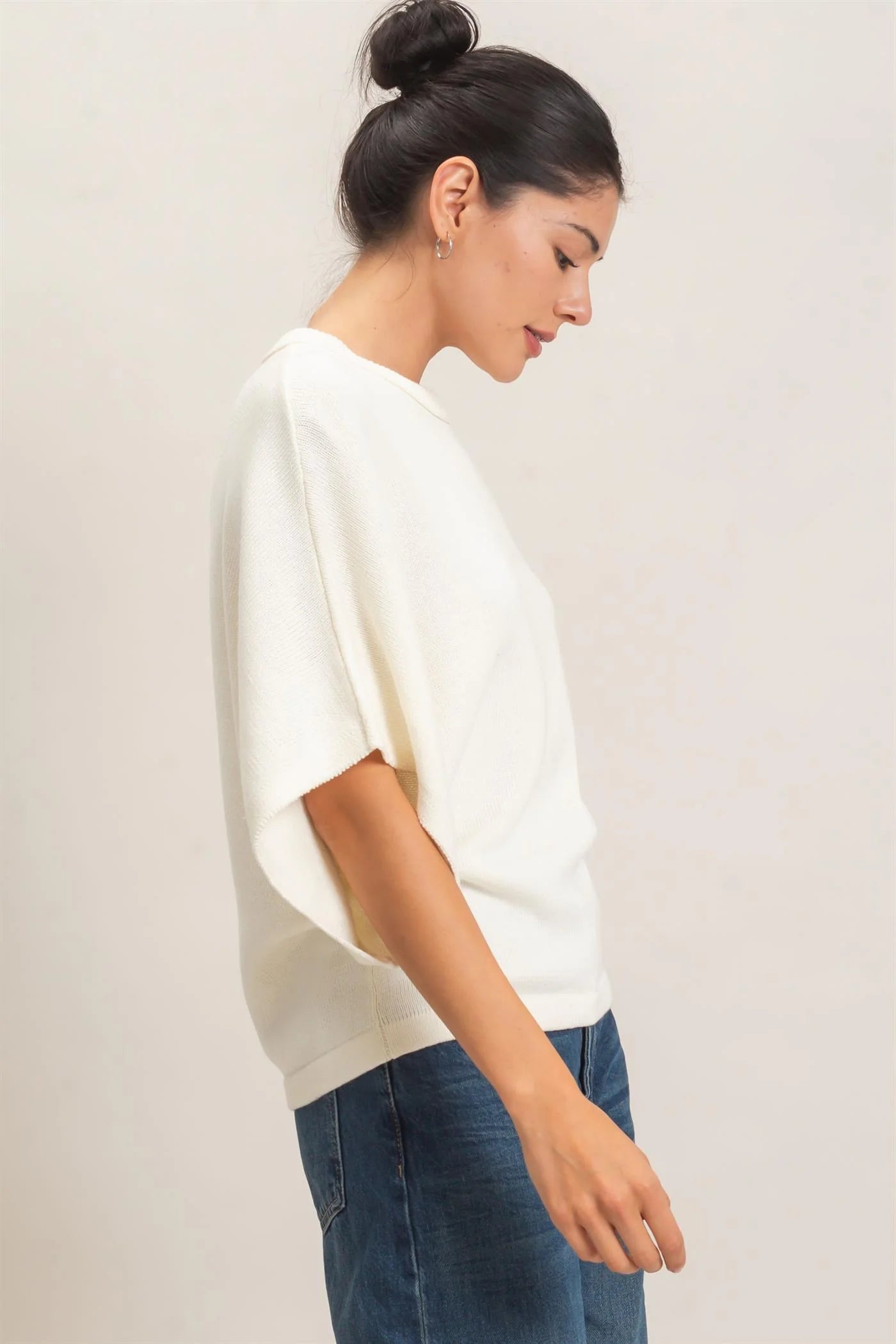HYFVE IVORY SWEATER HF26E378