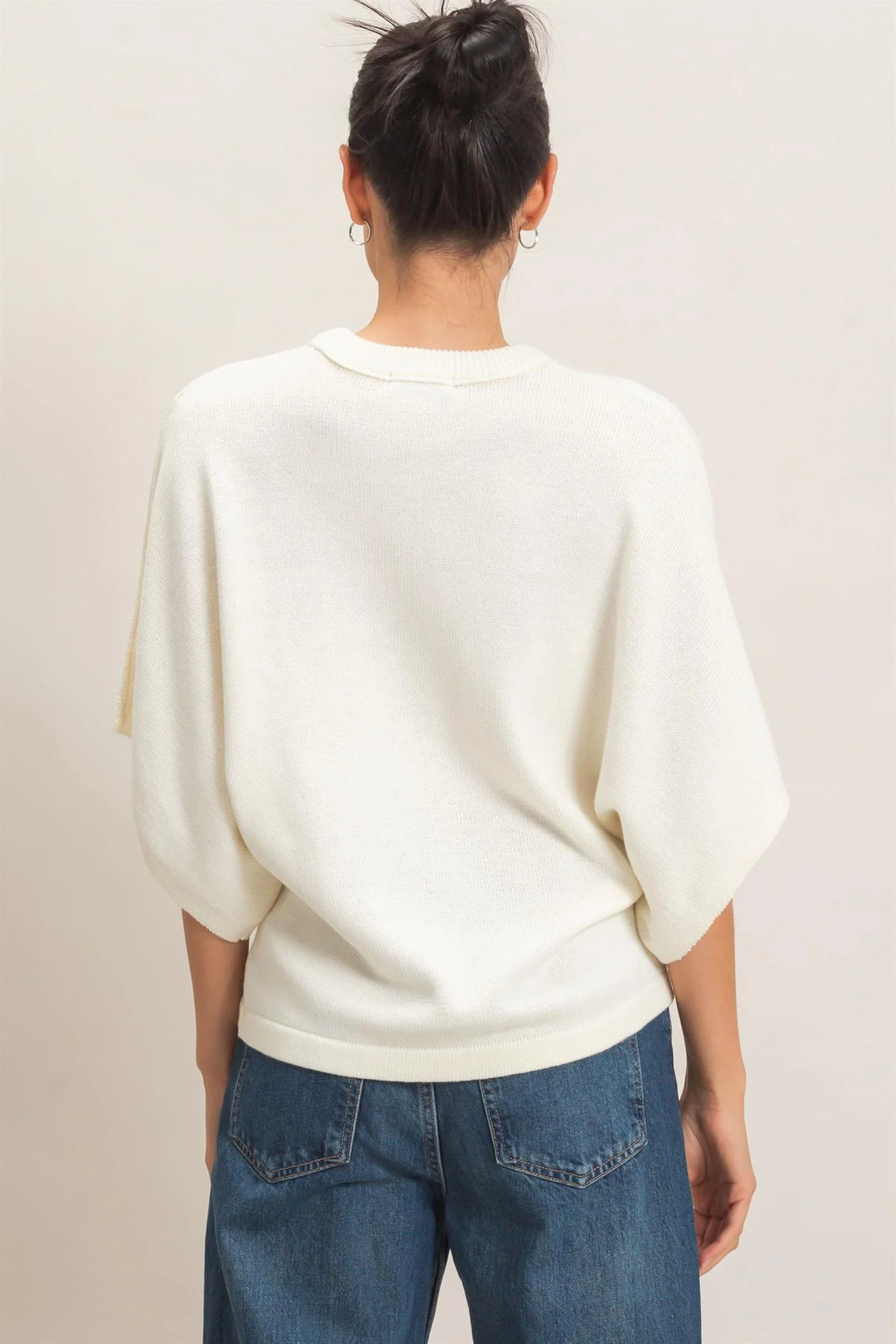 HYFVE IVORY SWEATER HF26E378