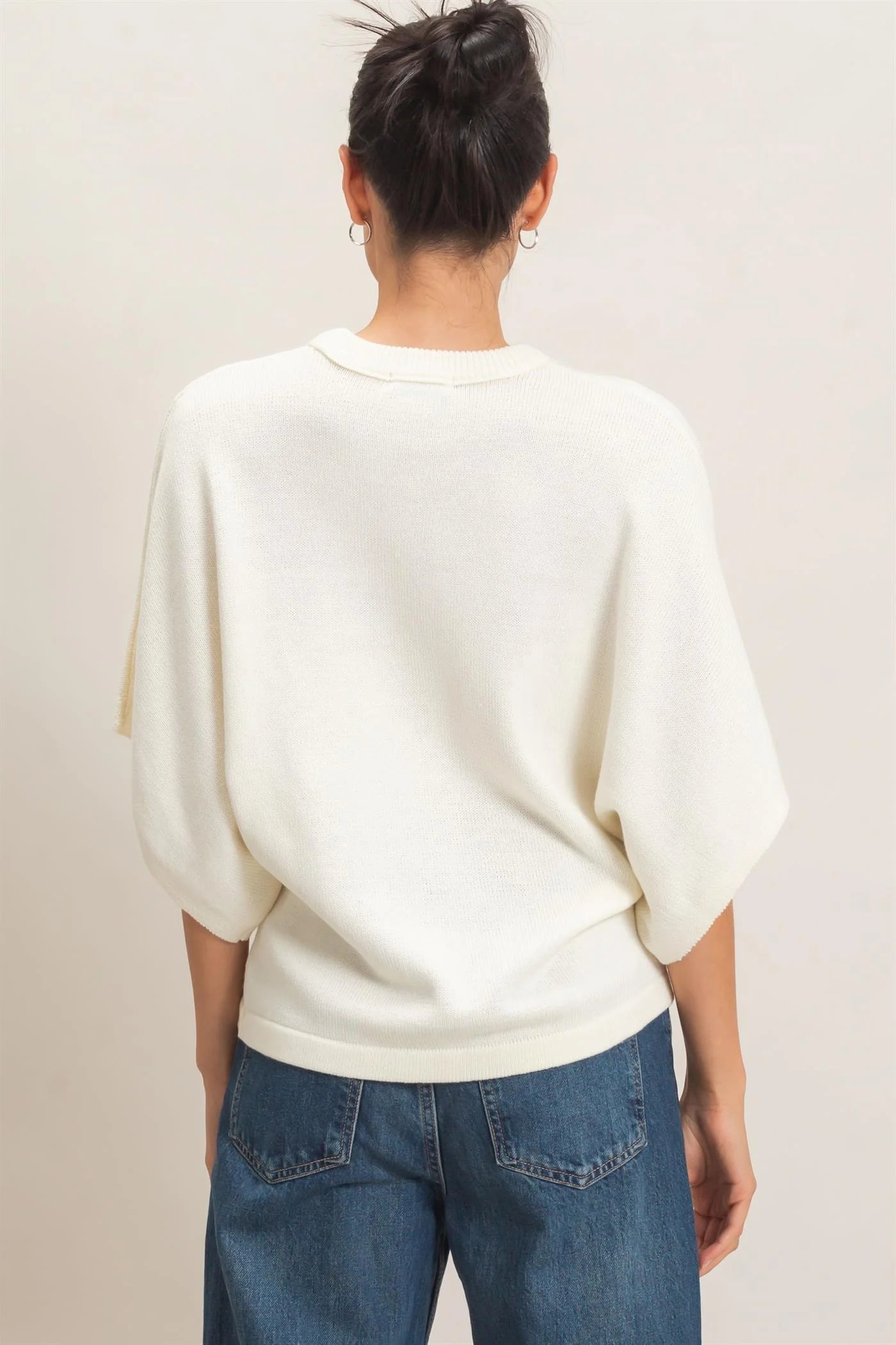 HYFVE IVORY SWEATER HF26E378
