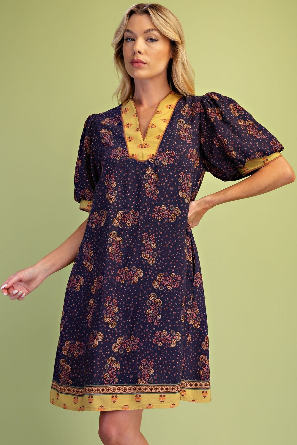 EASEL BLUE DRESS SD300124