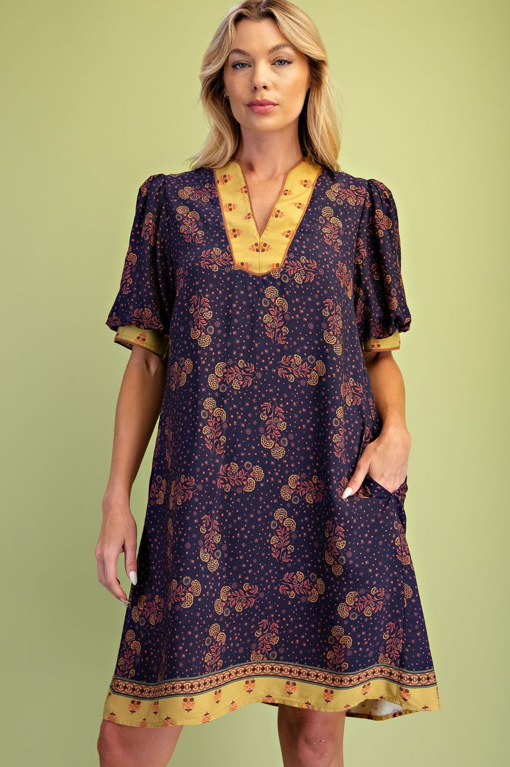 EASEL BLUE DRESS SD300124