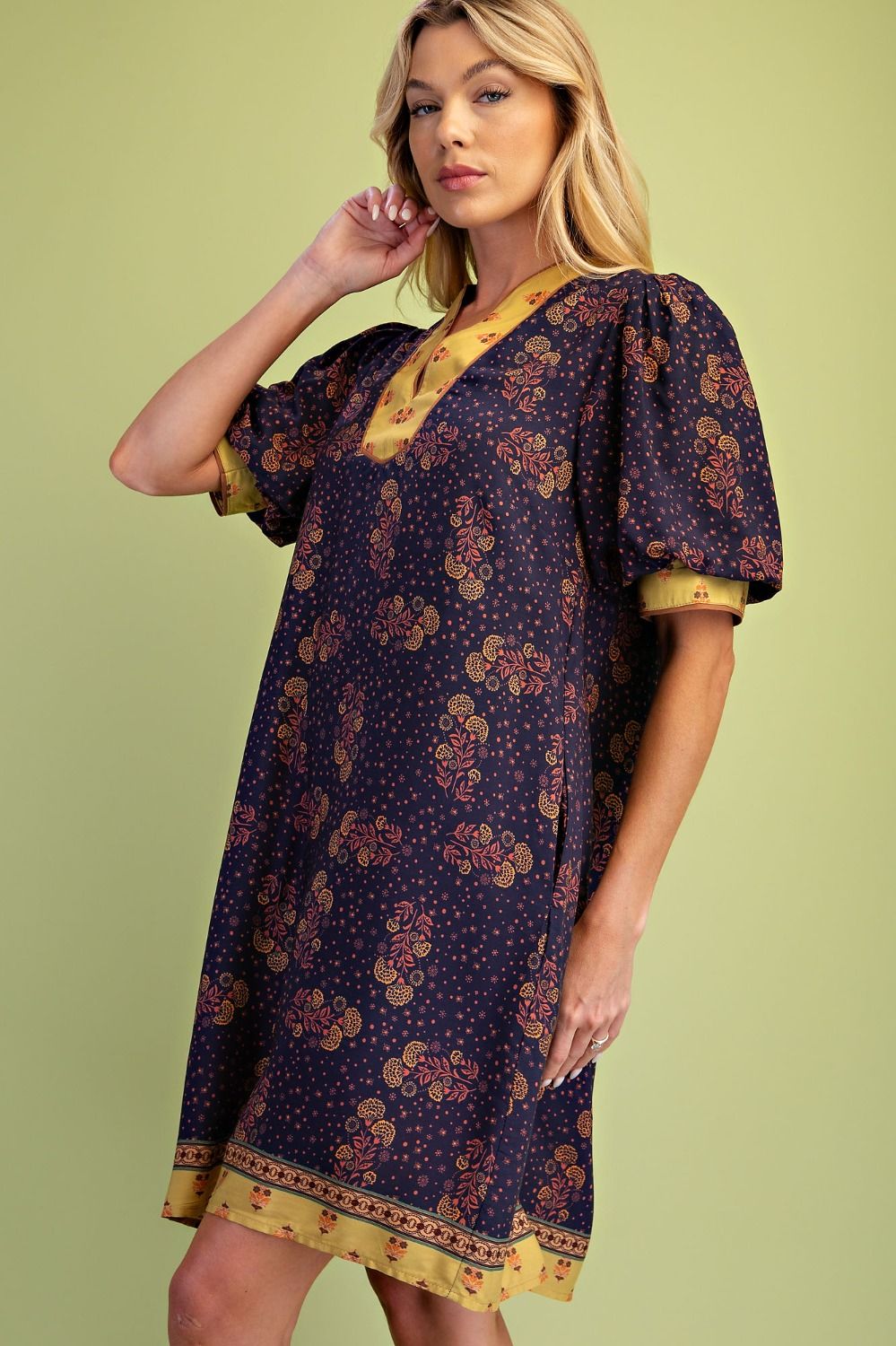 EASEL BLUE DRESS SD300124
