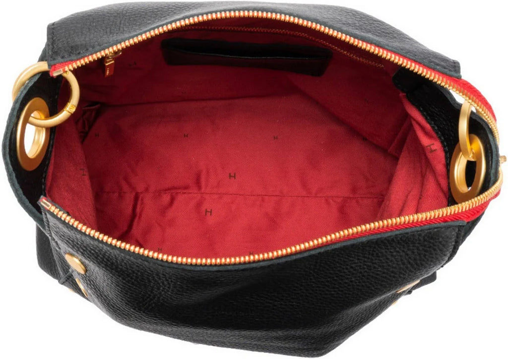HAMMITT LRG BLACK BG RED ZIP