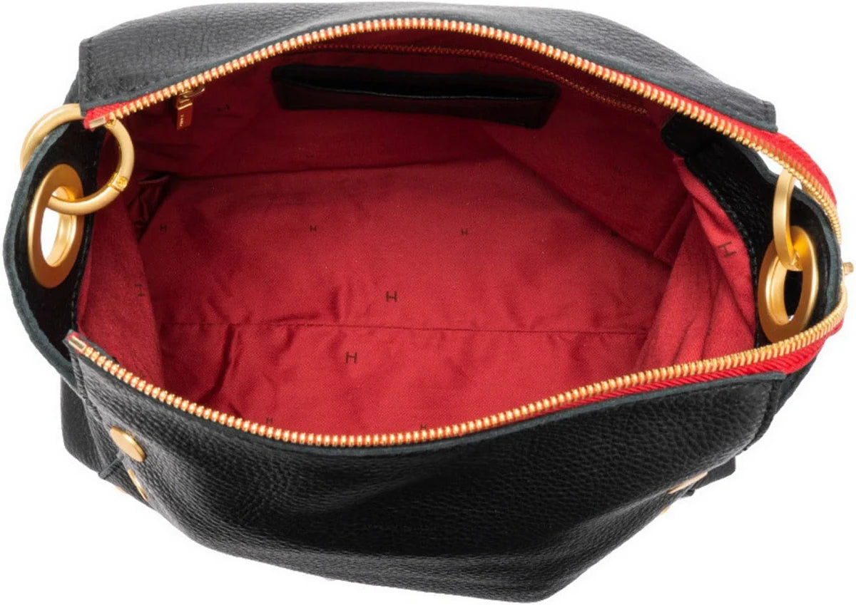 HAMMITT LRG BLACK BG RED ZIP