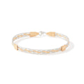 Always a Part of Me Bracelet - 14K Gold Artist Wire and Sterling Silver / 7" - M
