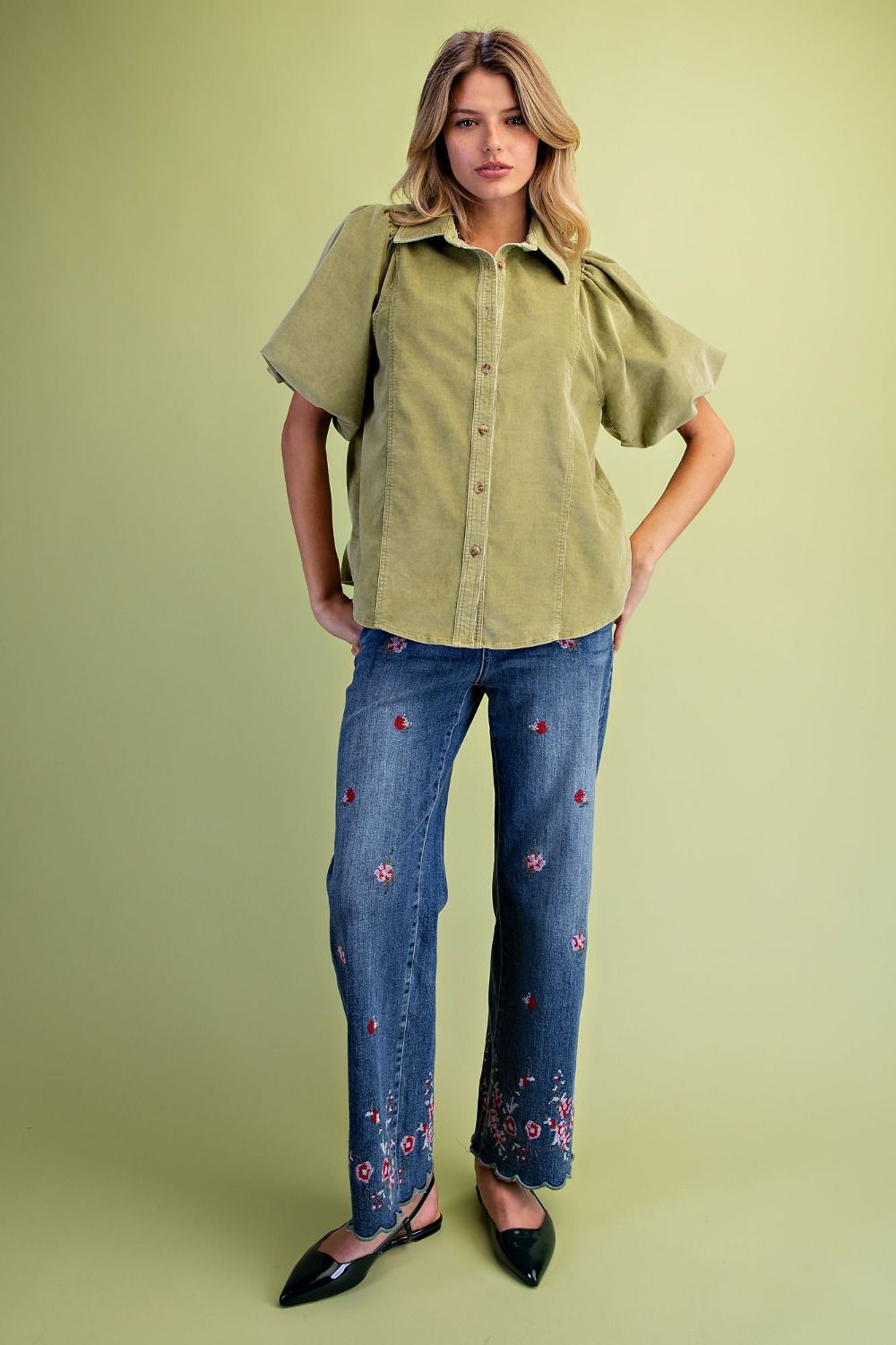EASEL GREEN TOP ST100096D