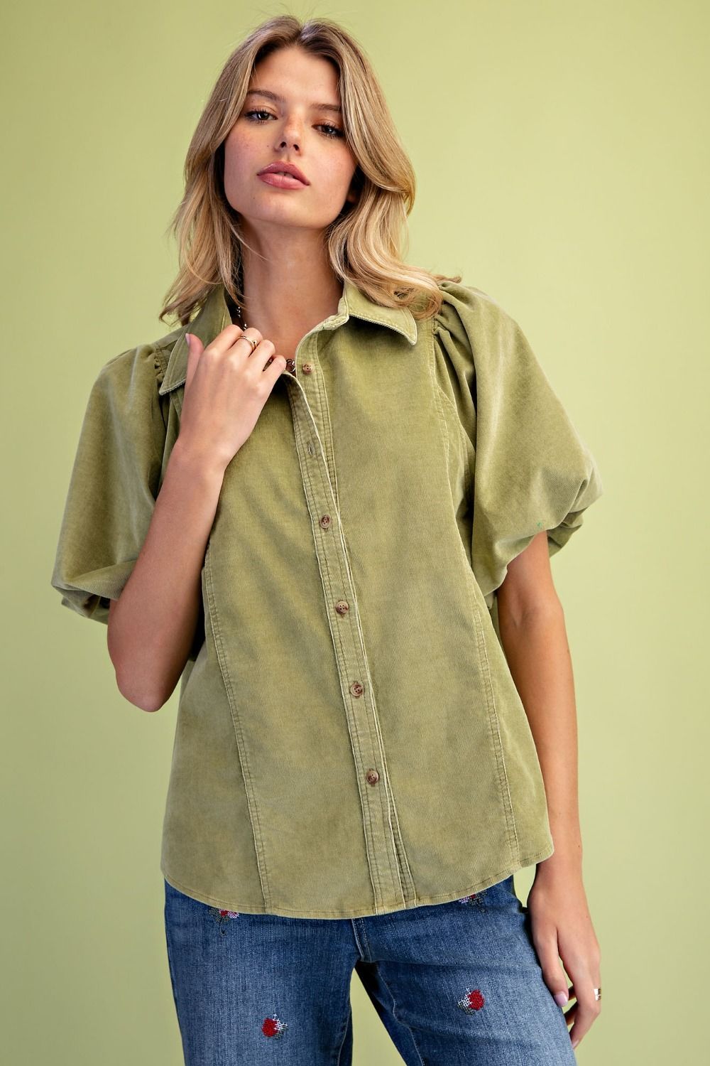 EASEL GREEN TOP ST100096D