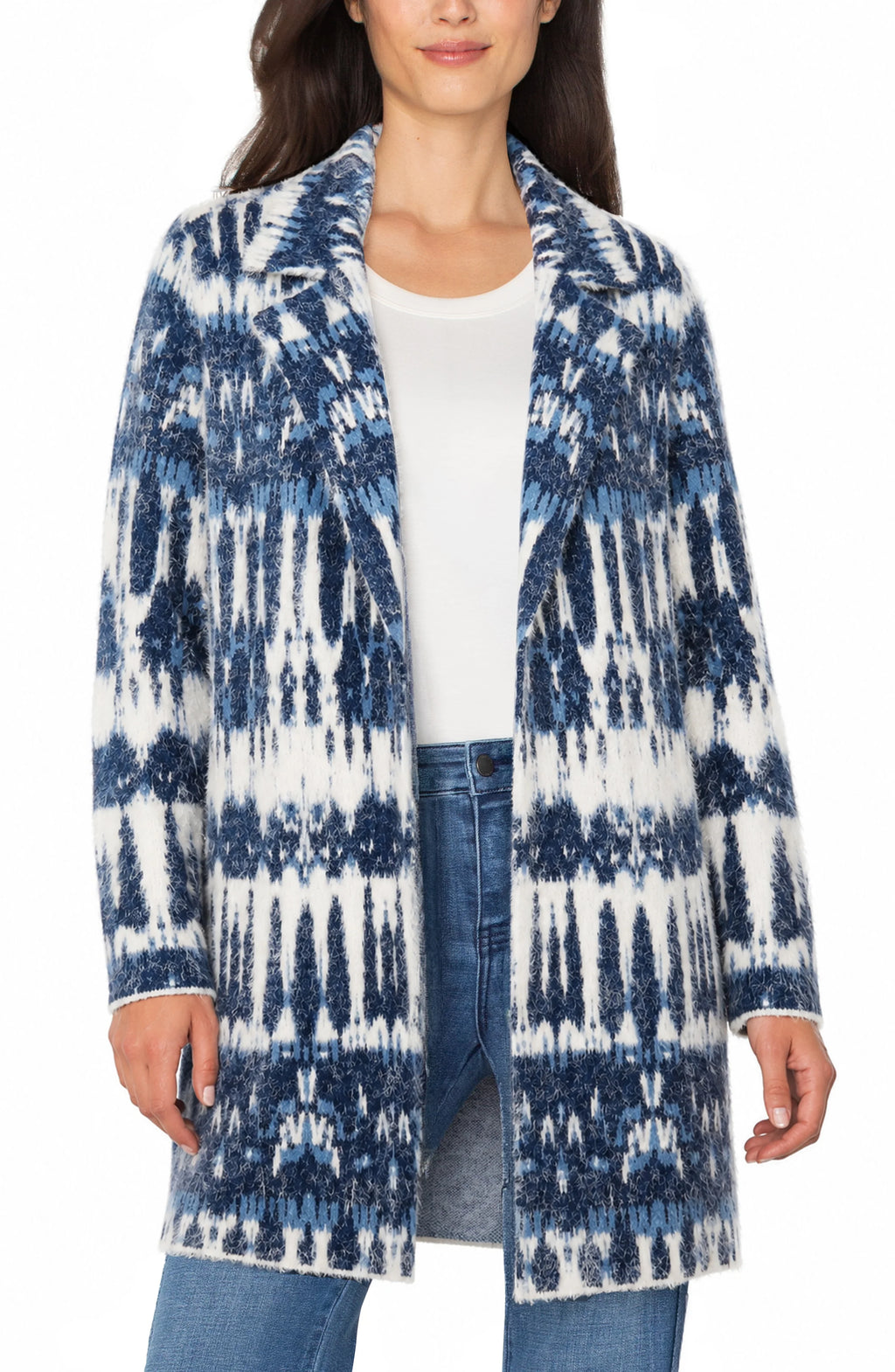 LP LMC002SK46J8 NAVY LONG SWEATER