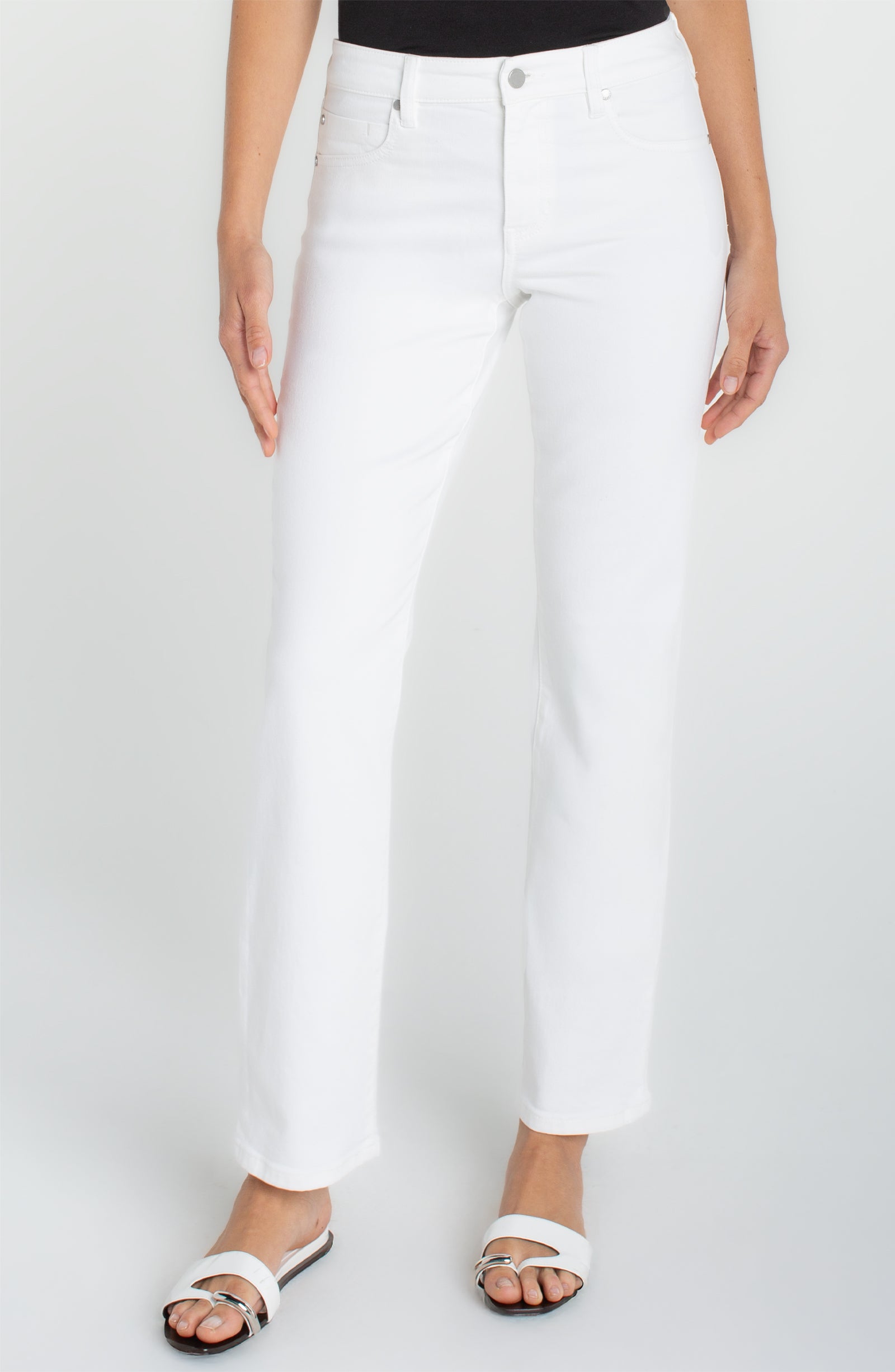 LP WHITE STRAIGHT PANT LM3117Q31