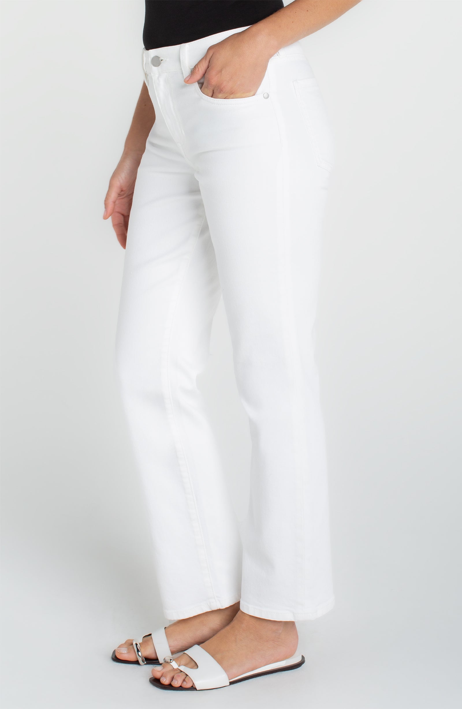 LP WHITE STRAIGHT PANT LM3117Q31
