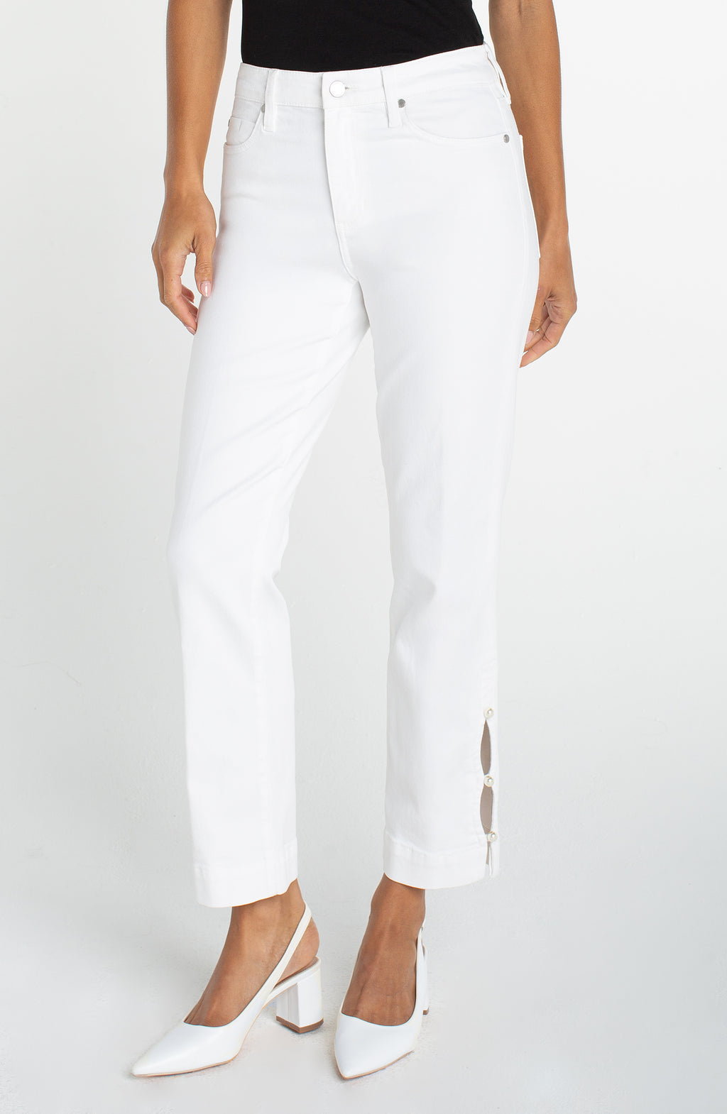 LP CROP STRAIGHT W/PEARL LM3159Q31