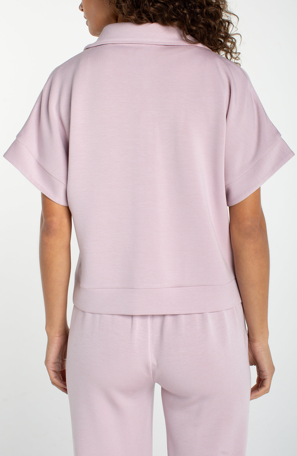 LP LILAC HALF ZIP TOP LM8K52C9
