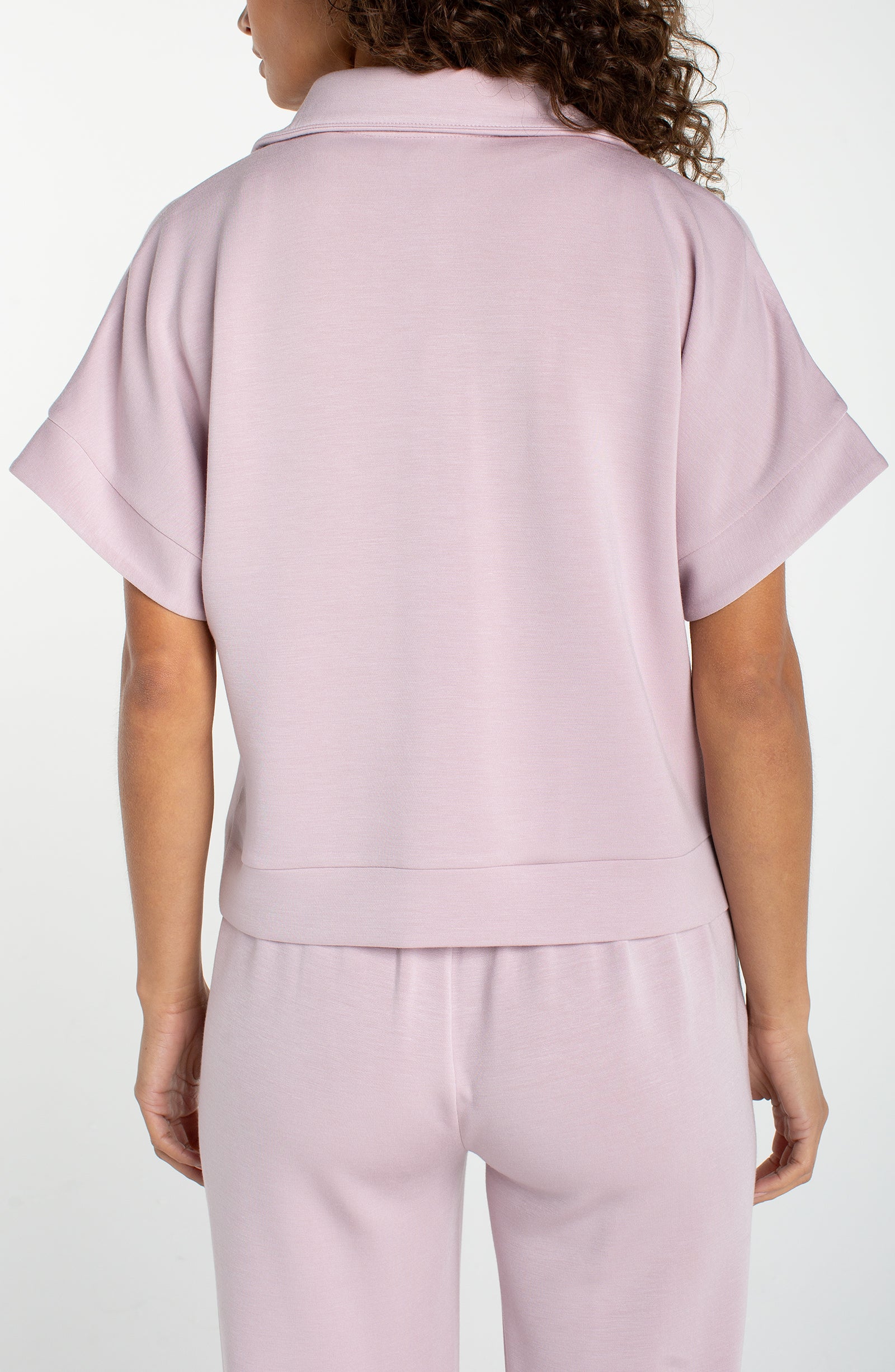 LP LILAC HALF ZIP TOP LM8K52C9
